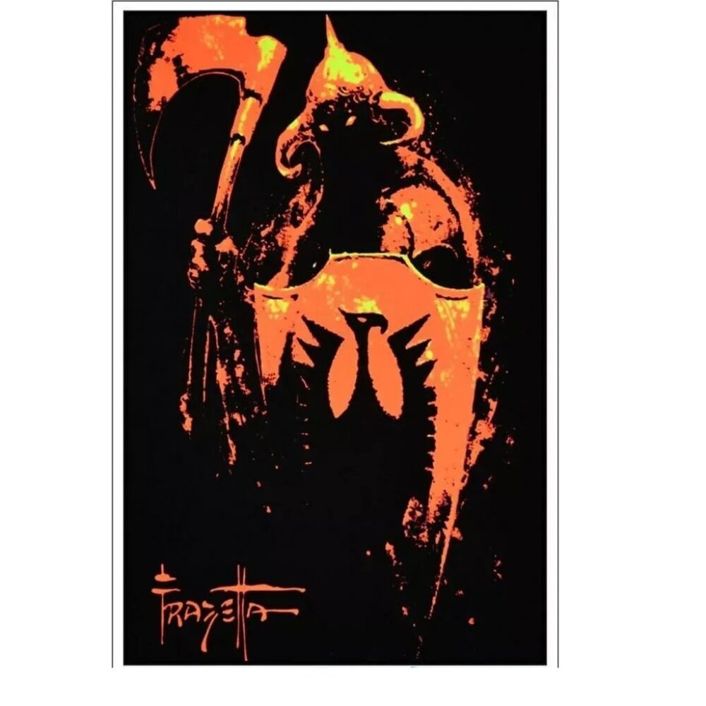 Death Dealer By Frank Frazetta Blacklight Poster 165